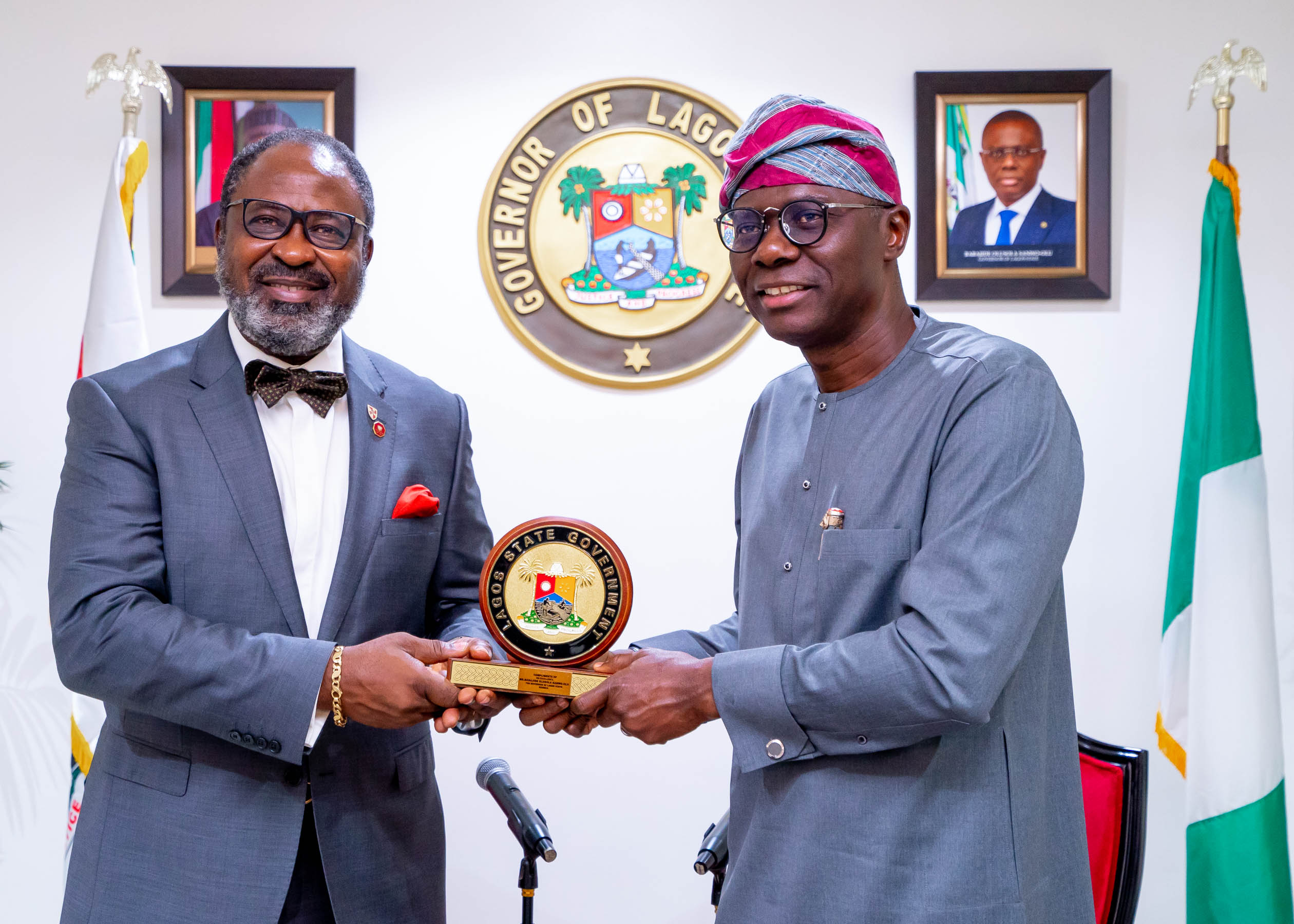 GOV. SANWO-OLU RECEIVES EXECUTIVES OF THE CHARTERED INSTITUTE OF ARBITRATORS NIGERIA